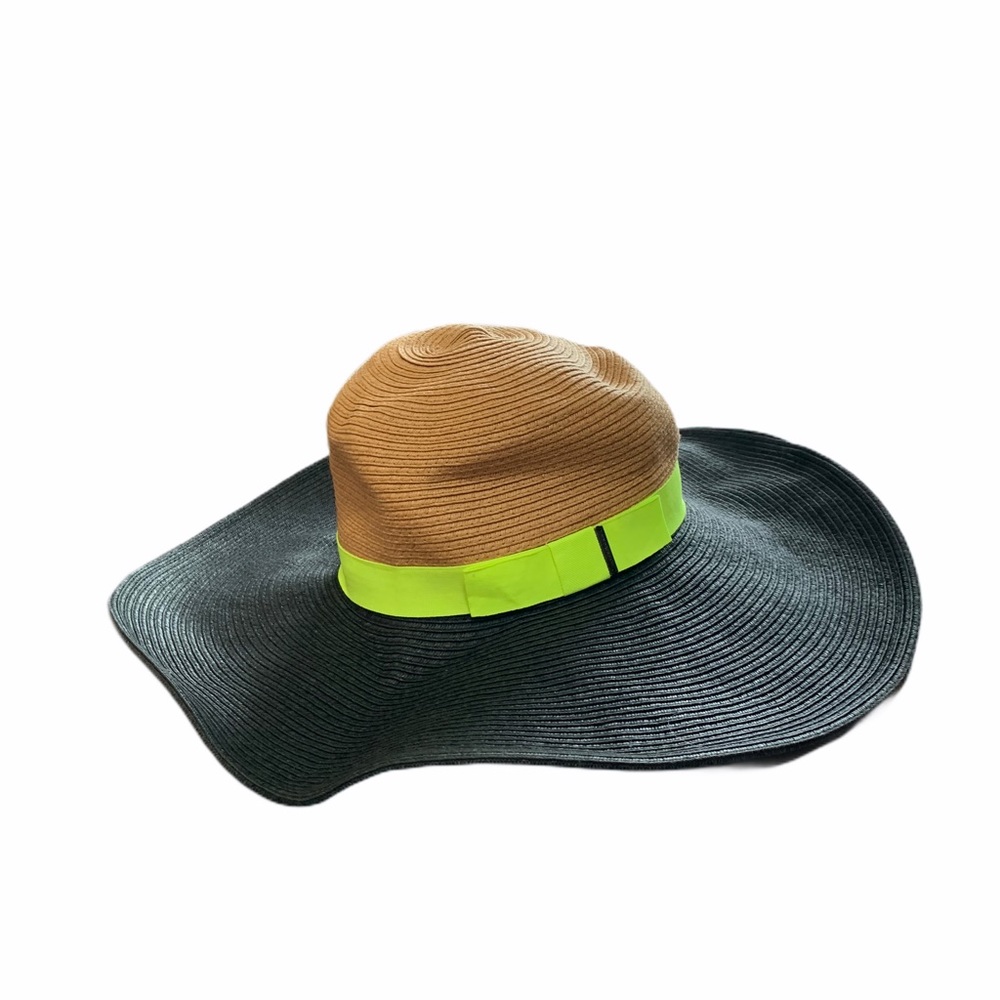 BCBG straw floppy hat
